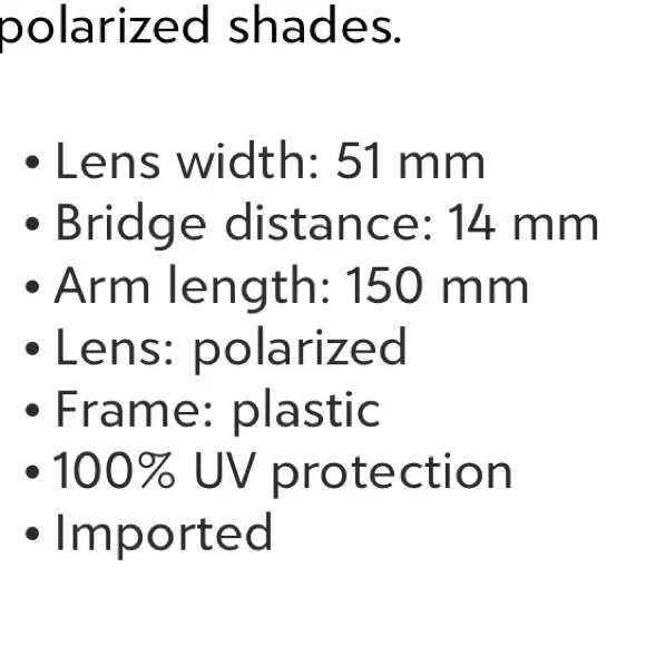 Suzy Levian polarized mirrored sunglasses. - Picture 4 of 5